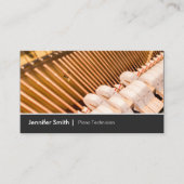 Pianotechnicus Piano Tuner - Elegant en Chic Visitekaartje (Voorkant)