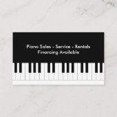 Pianothema Visitekaartje (Achterkant)