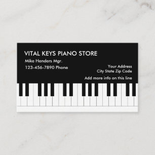 Pianothema Visitekaartje