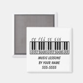 Pianotheorie Magneet (Voorkant / Achterkant)