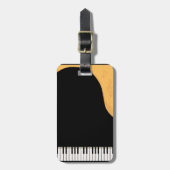Pianotoetsen Bagagelabel (Voorkant verticaal)