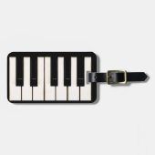 Pianotoetsen Bagagelabel (Voorkant horizontaal)