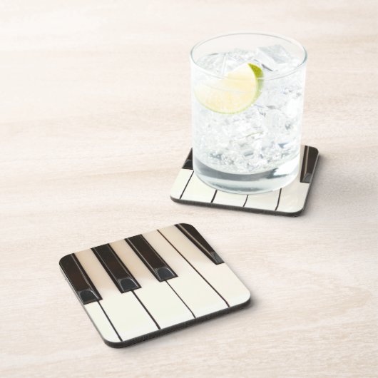 Pianotoetsen Bier Onderzetter (Rechterzijde)