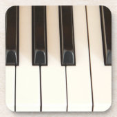 Pianotoetsen Bier Onderzetter (Voorkant)