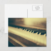 Pianotoetsen Briefkaart (Voorkant / Achterkant)
