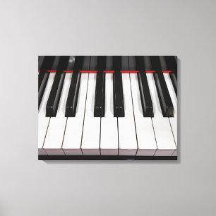 pianotoetsen canvas afdruk