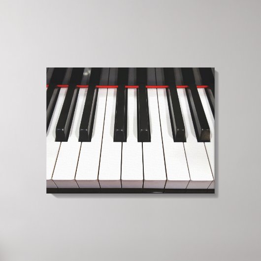 pianotoetsen canvas afdruk (Voorkant)