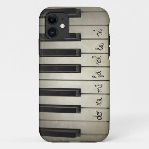 Pianotoetsen iPhone 11 Hoesje