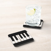 Pianotoetsen Drankjes Onderzetter (Rechterzijde)