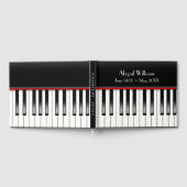 Pianotoetsen Herdenkingsdienst Gastenboek (Volledig)