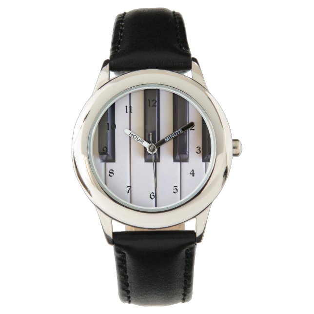 Pianotoetsen Horloge (Voorkant)