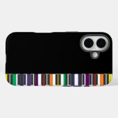 Pianotoetsen in Regenboogkleuren Case-Mate iPhone Case (Achterkant (horizontaal))