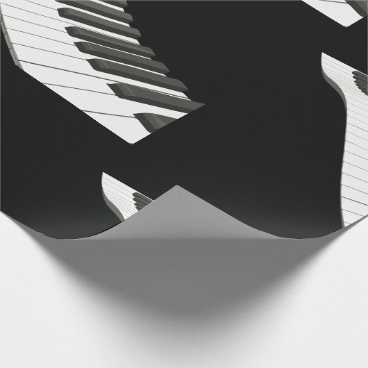 Pianotoetsen inpakpapier