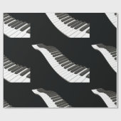 Pianotoetsen inpakpapier (Vlak)