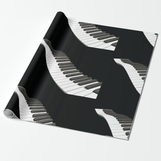 Pianotoetsen inpakpapier (Uitgerold)