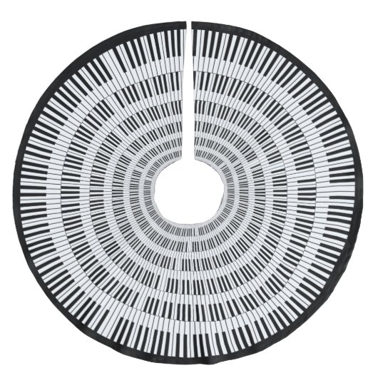 Pianotoetsen Kerstboom Rok (Voorkant)