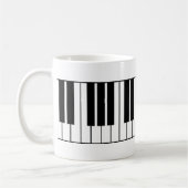 Pianotoetsen Koffiemok (Links)