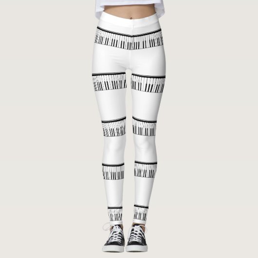 Pianotoetsen Leggings (Voorkant)