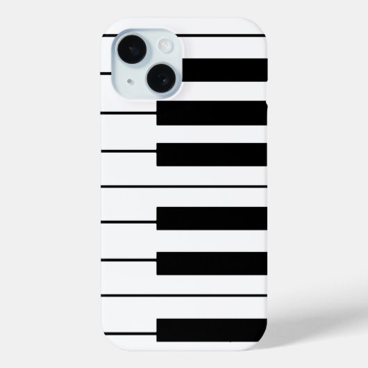 pianotoetsen met muziekthema's Case-Mate iPhone case (Achterkant)