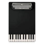 Pianotoetsen Mini Klembord (Voorkant)