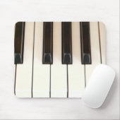 Pianotoetsen Muismat (Met muis)