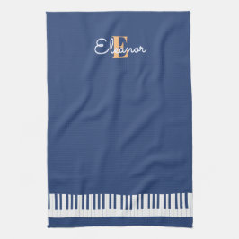 Pianotoetsen Muziekinstrument Monogram Theedoek