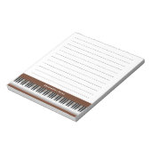 Pianotoetsen Notitieblok (Linkerzijde)
