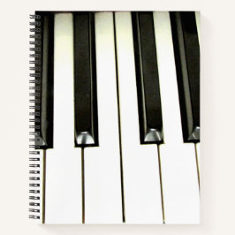Pianotoetsen Notitieboek