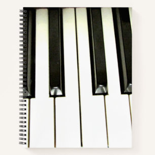 Pianotoetsen Notitieboek