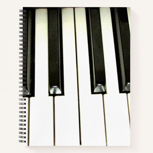 Pianotoetsen Notitieboek (Voorkant)