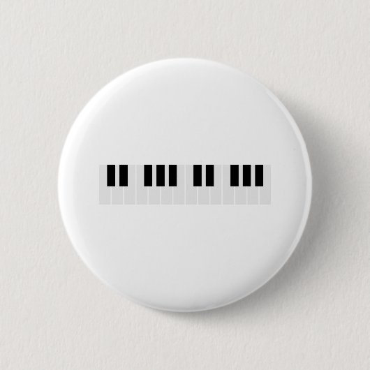pianotoetsen ronde button 5,7 cm (Voorkant)