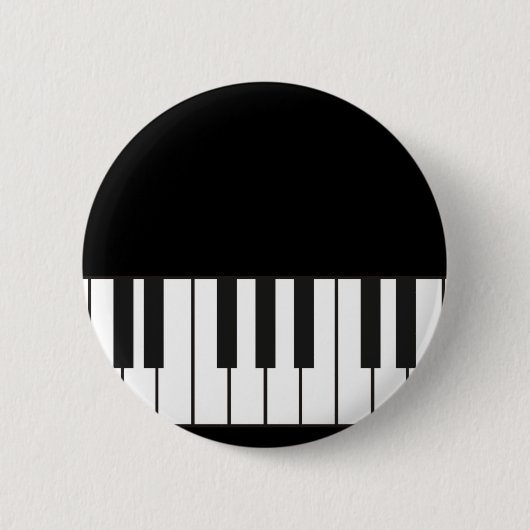 Pianotoetsen Ronde Button 5,7 Cm (Voorkant)