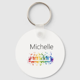 Pianotoetsen sleutelhanger voor kinderen, pianist 