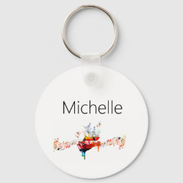 Pianotoetsen sleutelhanger voor kinderen, pianist 