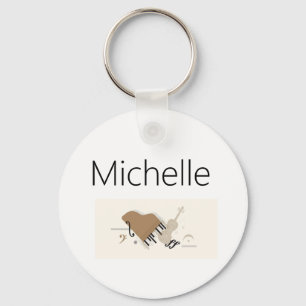 Pianotoetsen sleutelhanger voor kinderen, pianist 