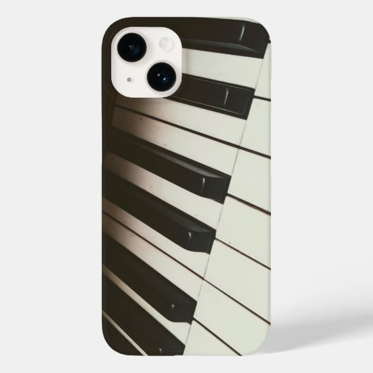Pianotoetsen - Stijlvolle zwarte en witte foto Case-Mate iPhone Case (Achterkant)