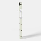 Pianotoetsen - Stijlvolle zwarte en witte foto Case-Mate iPhone Case (Achterkant / Links)