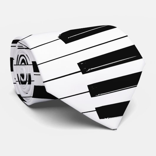 Pianotoetsen Stropdas (Opgerold)