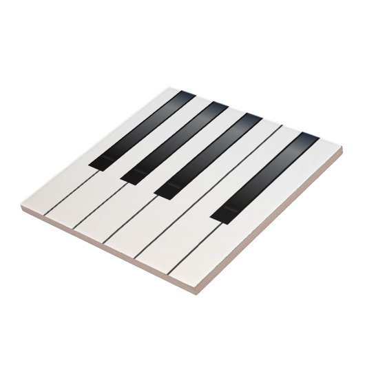 Pianotoetsen Tegeltje (Zijkant)