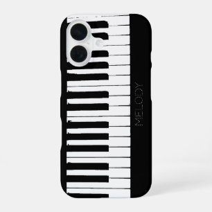 Pianotoetsen Verticaal Aanpasbaar iPhone 16 Hoesje