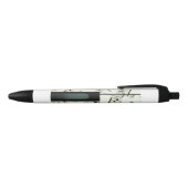 Pianotoetsen zwarte inkt pen (Bovenkant)