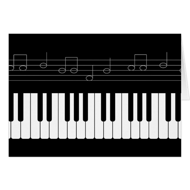 Pianotoetsenbord (Voorkant Horizontaal)
