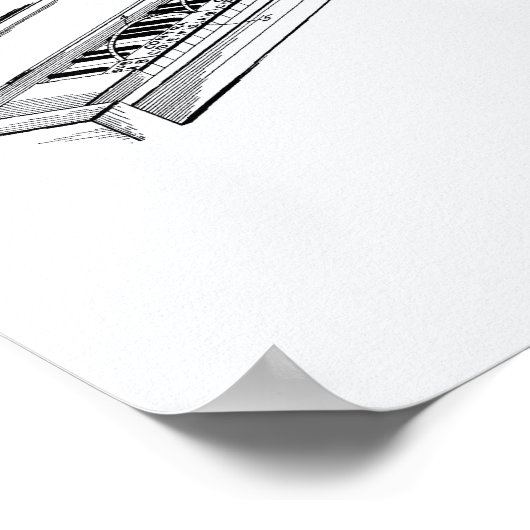 Pianotoetsenbord 1925 - Whitepaper over patenten Poster (Hoek)