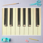 Pianotoetsenbord 4 Sepia-debetpapier Tissuepapier (Craft)