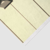 Pianotoetsenbord 4 Sepia-debetpapier Tissuepapier (Detail)