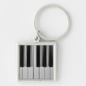 Pianotoetsenbord Aangepaste Sleutelhanger (Voorkant)