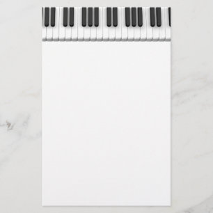 Pianotoetsenbord Briefpapier