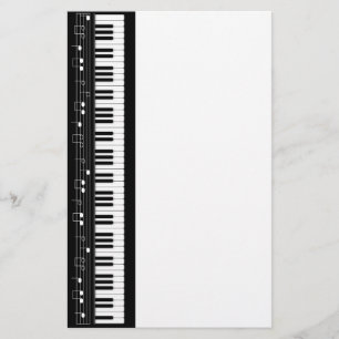 Pianotoetsenbord Briefpapier