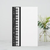 Pianotoetsenbord Briefpapier (Staand voorkant)