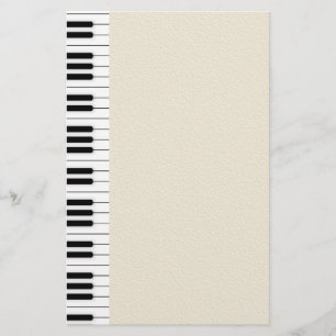 Pianotoetsenbord Briefpapier